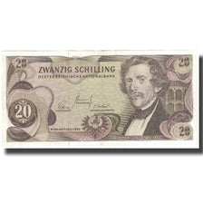 Banknote, Austria, 20 Schilling, 1967, 1967-07-02, KM:142a, AU(55-58)