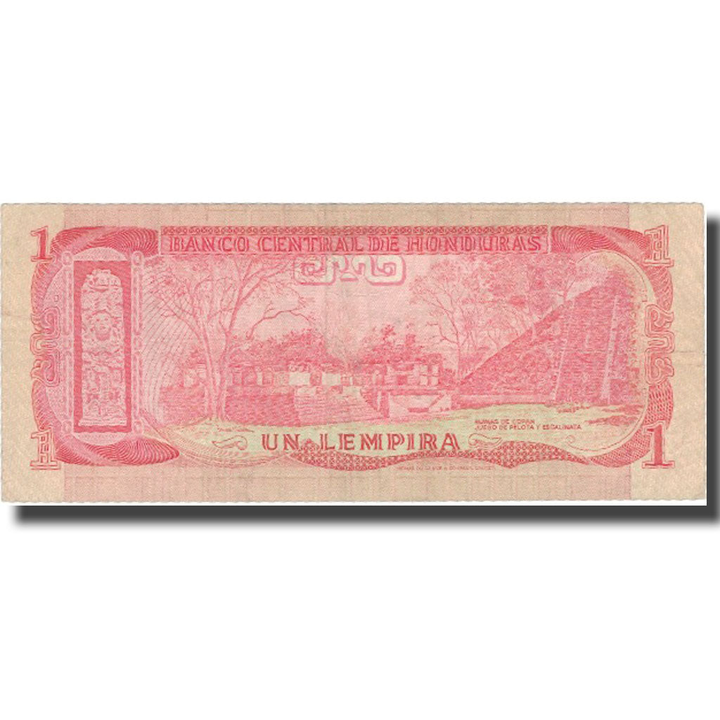 Banknote, Honduras, 1 Lempira, 1978, 1978-06-30, KM:62, EF(40-45)