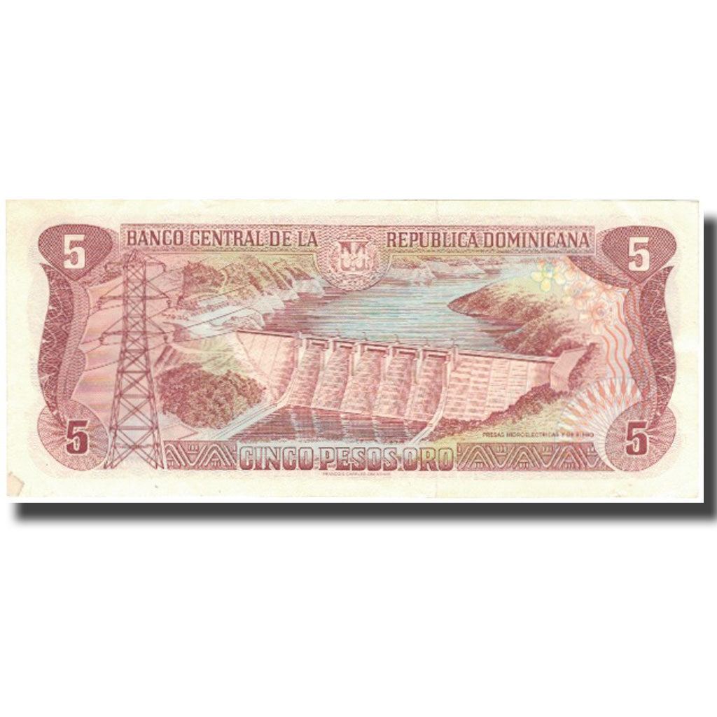 Banknote, Dominican Republic, 5 Pesos Oro, 1996, 1996, KM:152a, UNC(65-70)