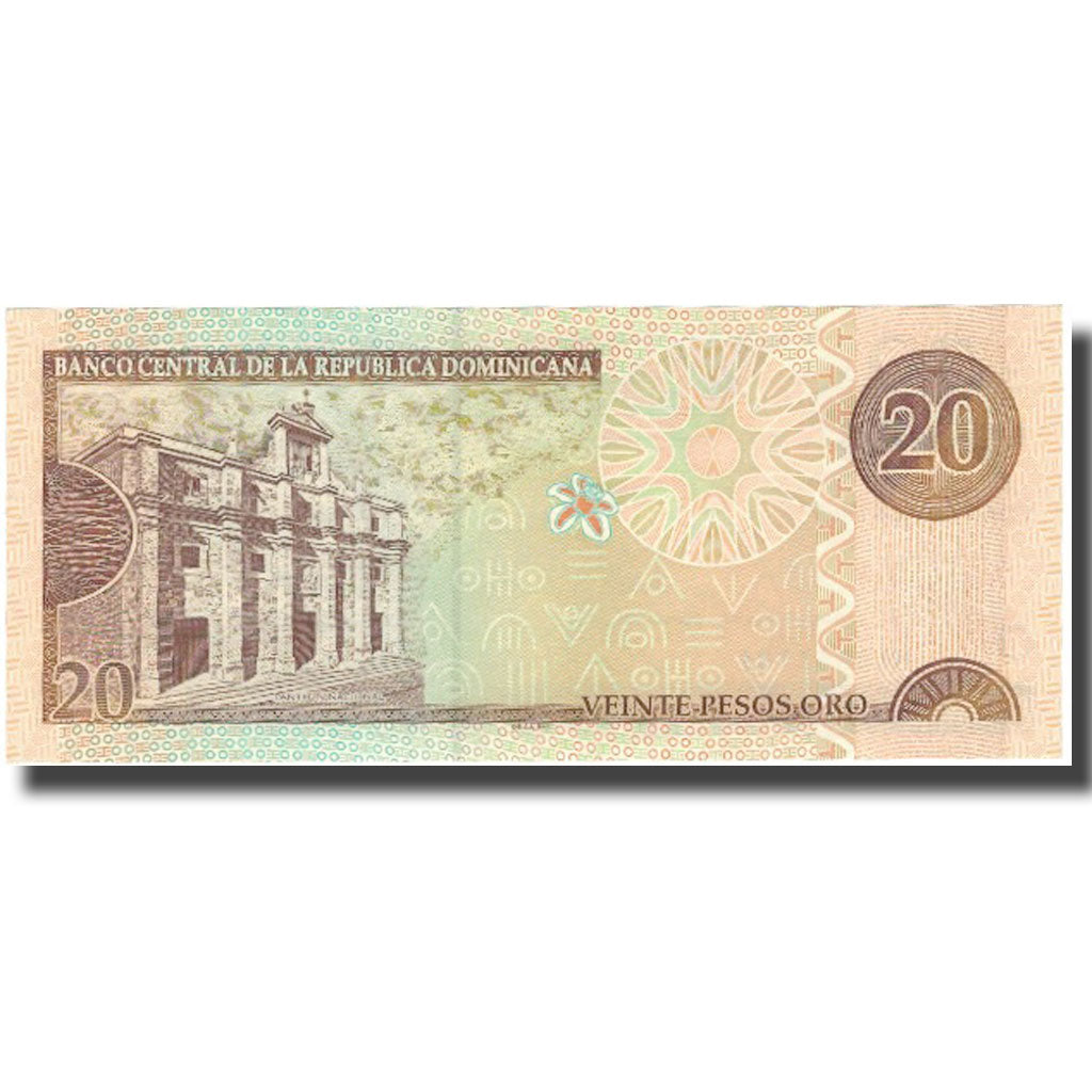 Banknote, Dominican Republic, 20 Pesos Oro, 2003, 2003, KM:169a, UNC(65-70)