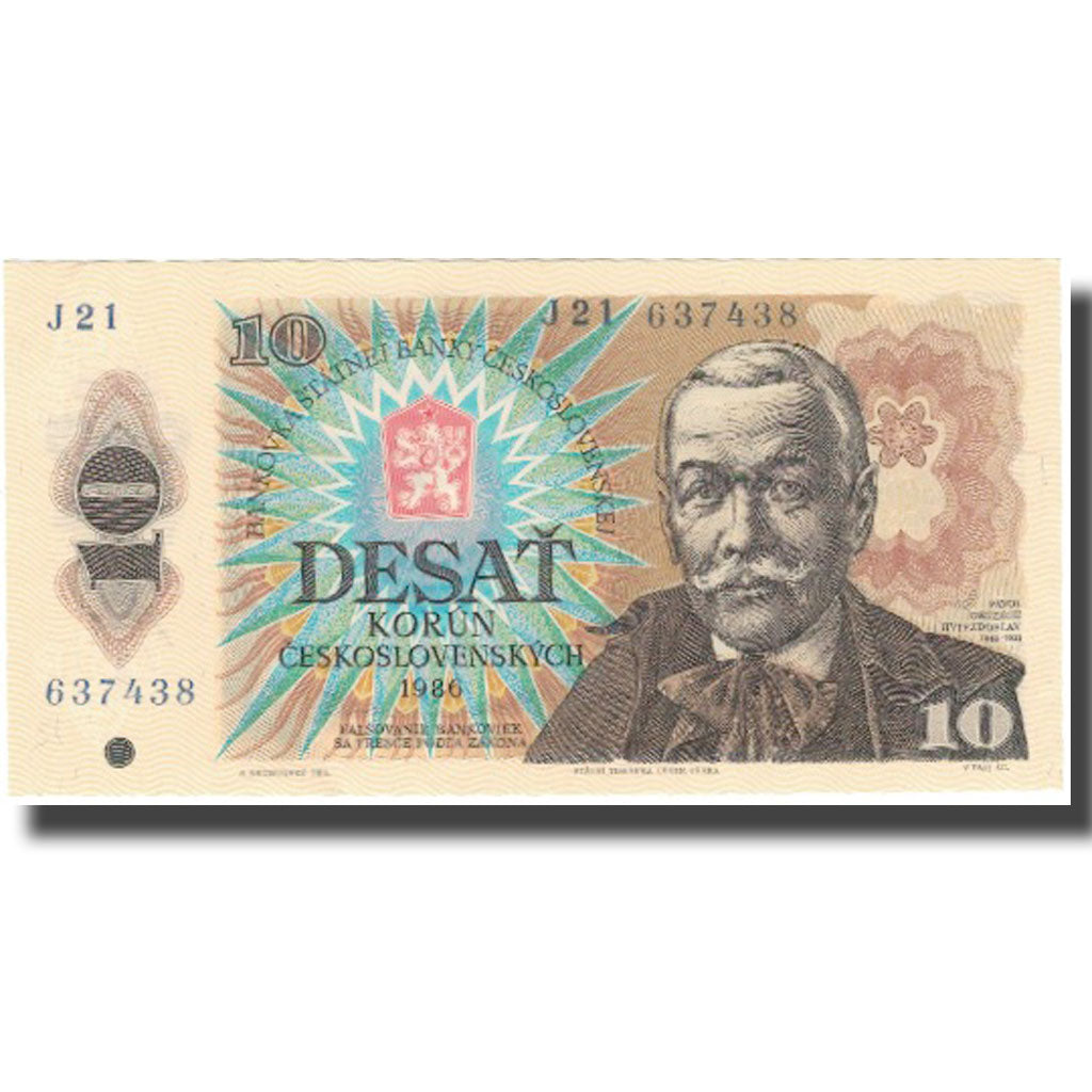 Banknote, Czechoslovakia, 10 Korun, 1986, 1986, KM:94, UNC(60-62)
