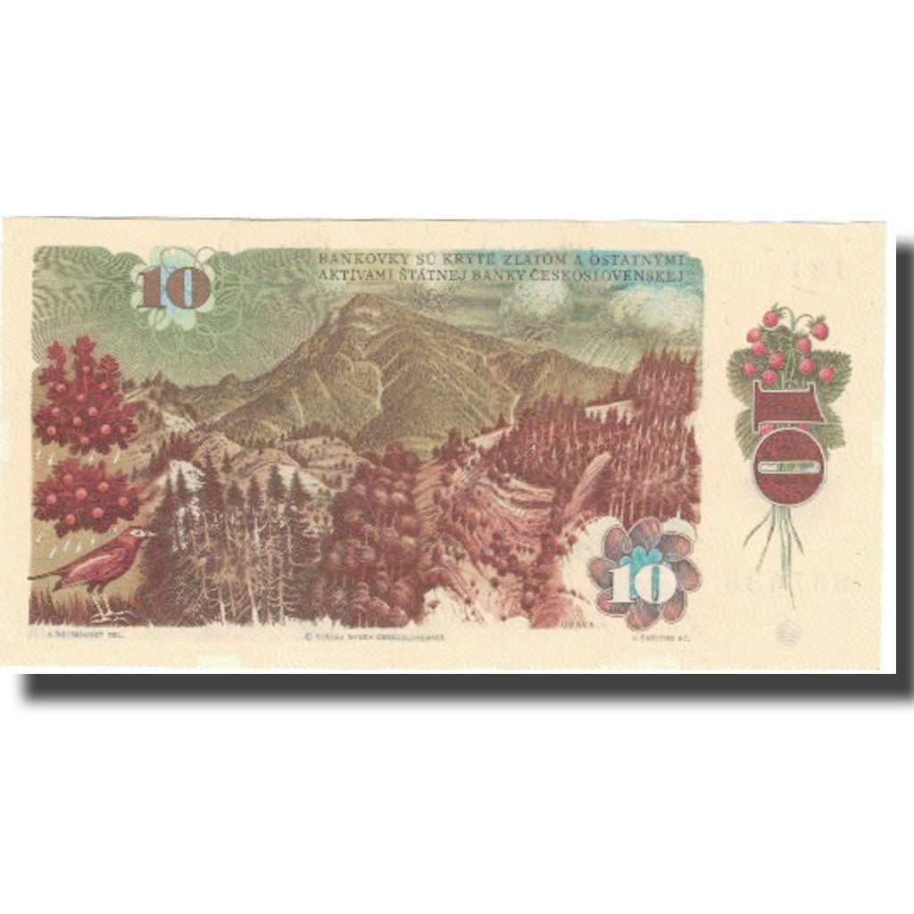 Banknote, Czechoslovakia, 10 Korun, 1986, 1986, KM:94, UNC(60-62)