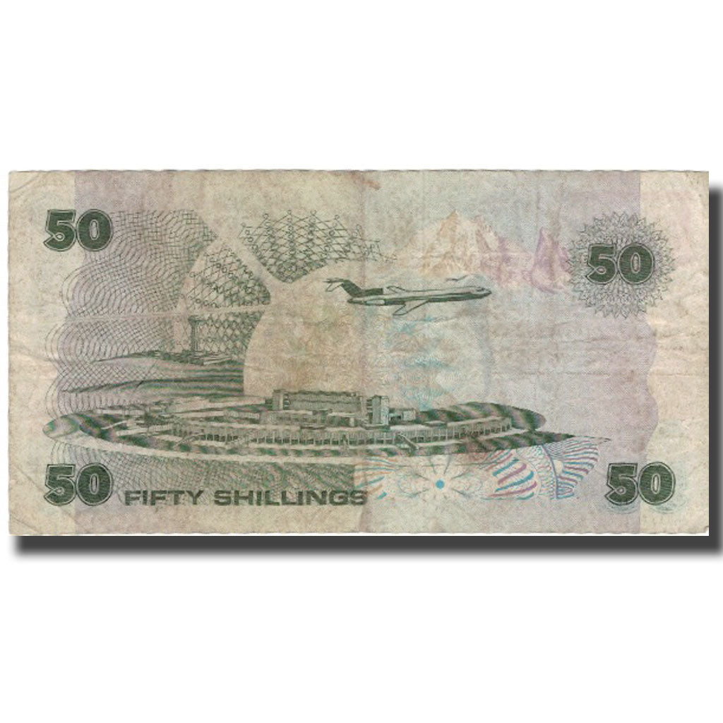 Banknote, Kenya, 50 Shillings, 1985, 1985-07-01, KM:22b, VF(20-25)
