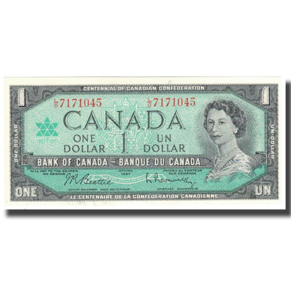 Banconote, Canada, 1 Dollar, 1967, 1967, KM:74b, FDS