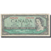 Banknot, Canada, 1 Dollar, 1954, 1954, KM:75b, VF(20-25)