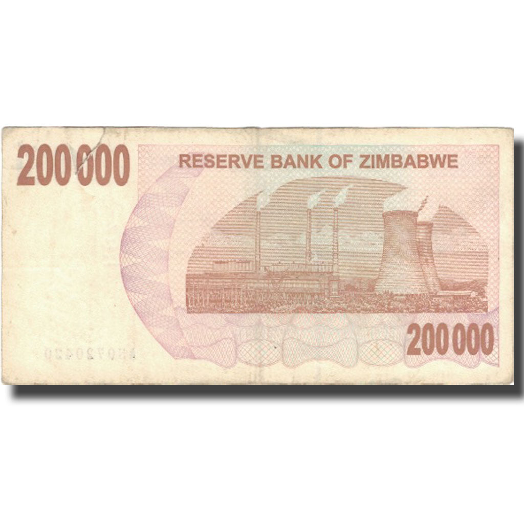 Banknote, Zimbabwe, 200,000 Dollars, 2008, 2008-06-30, KM:49, AG(1-3)
