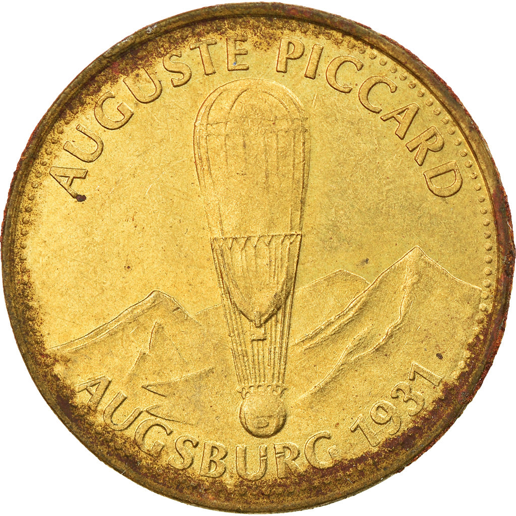 Frankrijk, Token, Collection Shell, Auguste Piccard, Aviation, FR+