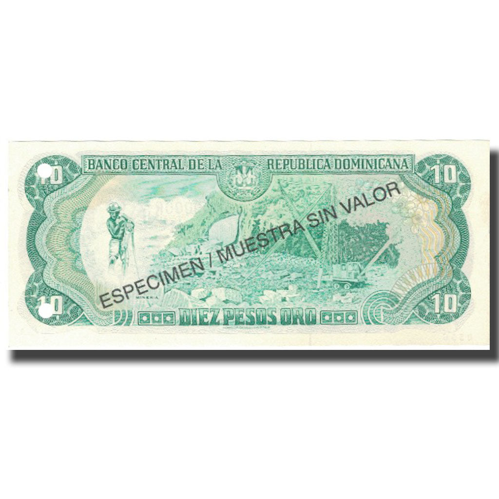 Billet, Dominican Republic, 10 Pesos Oro, 1997, 1997, Specimen, KM:153s, NEUF