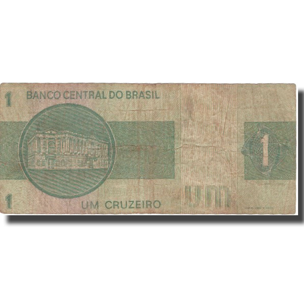 Banconote, Brasile, 1 Cruzeiro, Undated (1972-80), KM:191Ab, MB