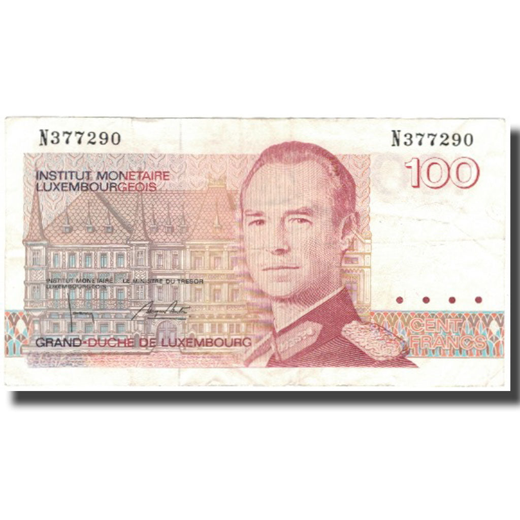 Banknote, Luxembourg, 100 Francs, 1980, 1980-08-14, KM:57a, VF(30-35)