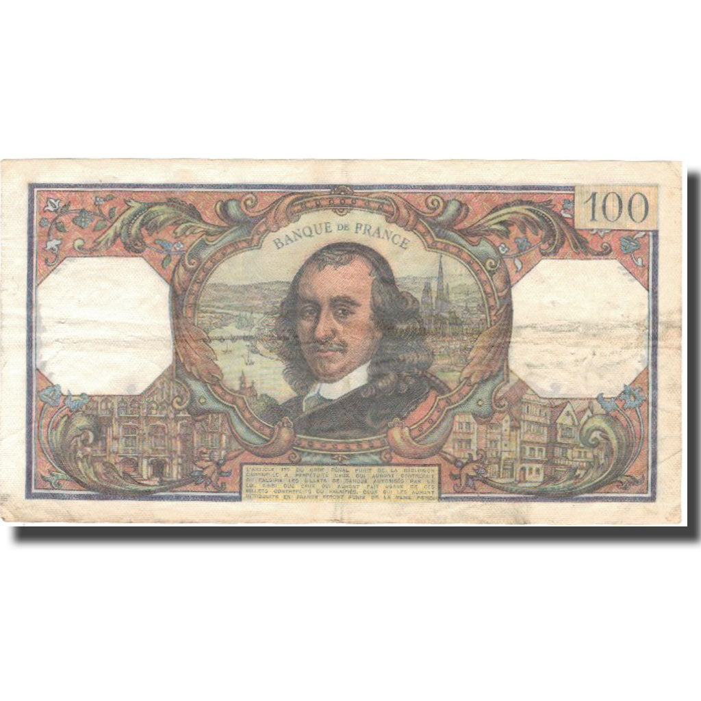 France, 100 Francs, 100 F 1964-1979 ''Corneille'', 1972, 1972-05-04, EF(40-45)