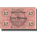 Banknot, Niemcy, Rheinland, 10 Pfennig, château, 1919, 1919, AU(50-53)