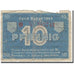 Banknote, Germany, Land Baden, 10 Pfennig, Ecusson, 1947, 1947, VG(8-10)