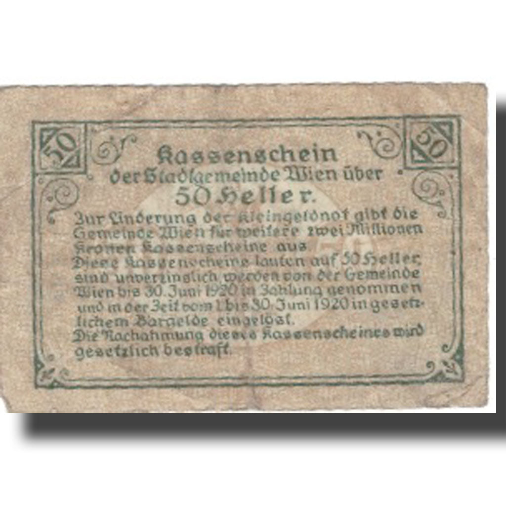 Banconote, Germania, 50 Pfennig, Eglise, 1919, 1919-11-21, MB