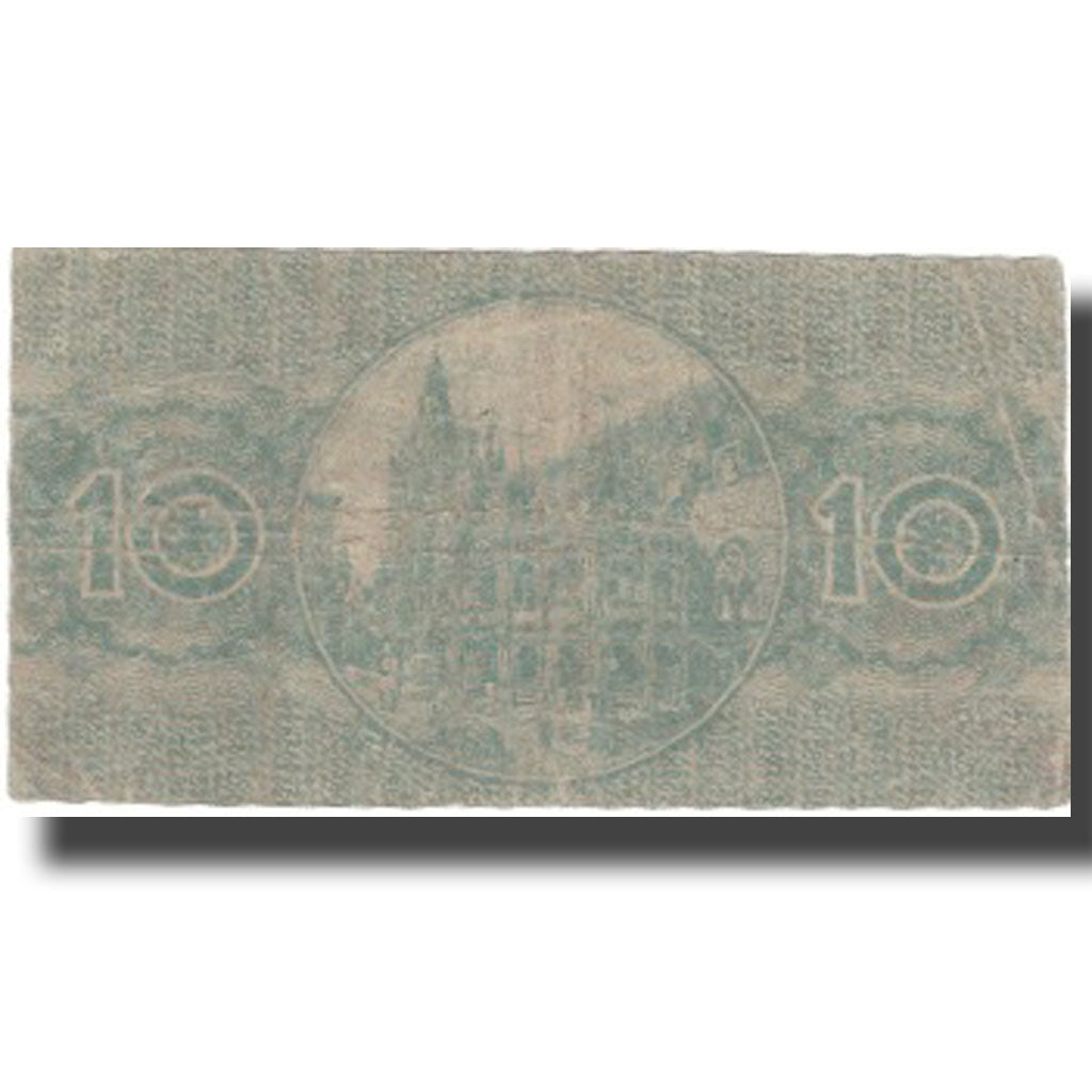 Banconote, Germania, Gutenstein, 10 Pfennig, Eglise, 1918, 1918-06-01, BB