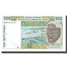 Banknote, West African States, 500 Francs, 1991-2002, KM:110Aa, UNC(65-70)