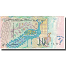Billet, Macédoine, 10 Denari, 1996, 1996-09-08, KM:14A, TTB