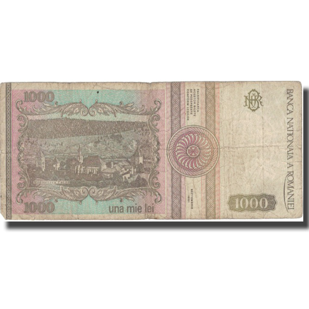 Geldschein, Rumänien, 1000 Lei, 1981, 1981-09-01, KM:101Aa, S