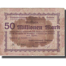 Geldschein, Deutschland, 50 Millionen Mark, valeur faciale, 1923, 1923-09-15, S+