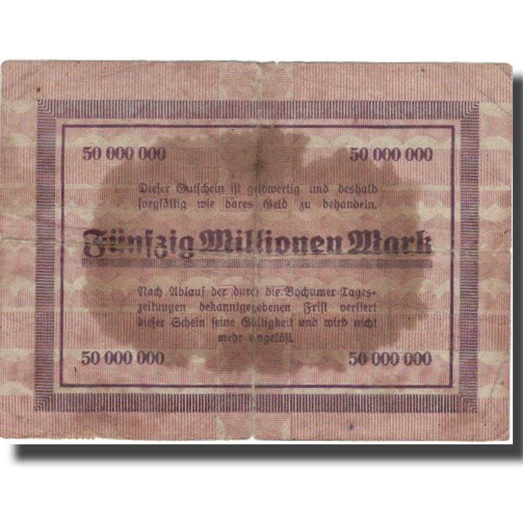 Geldschein, Deutschland, 50 Millionen Mark, valeur faciale, 1923, 1923-09-15, S+