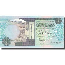 Banknot, Libia, 1/2 Dinar, Undated, Undated, KM:63, UNC(65-70)