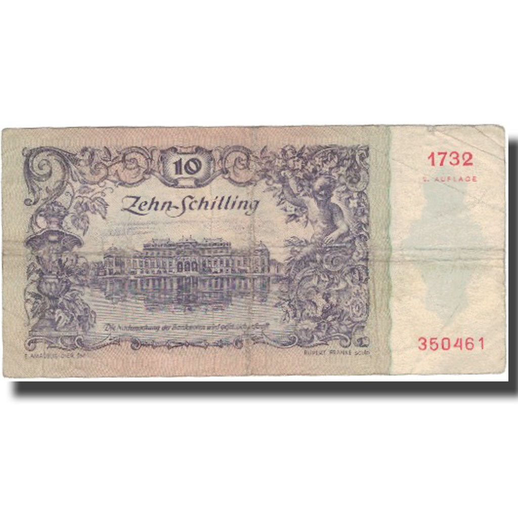 Coin, Austria, 10 Schilling, 1950, 1950-01-02, KM:127, VF(20-25)