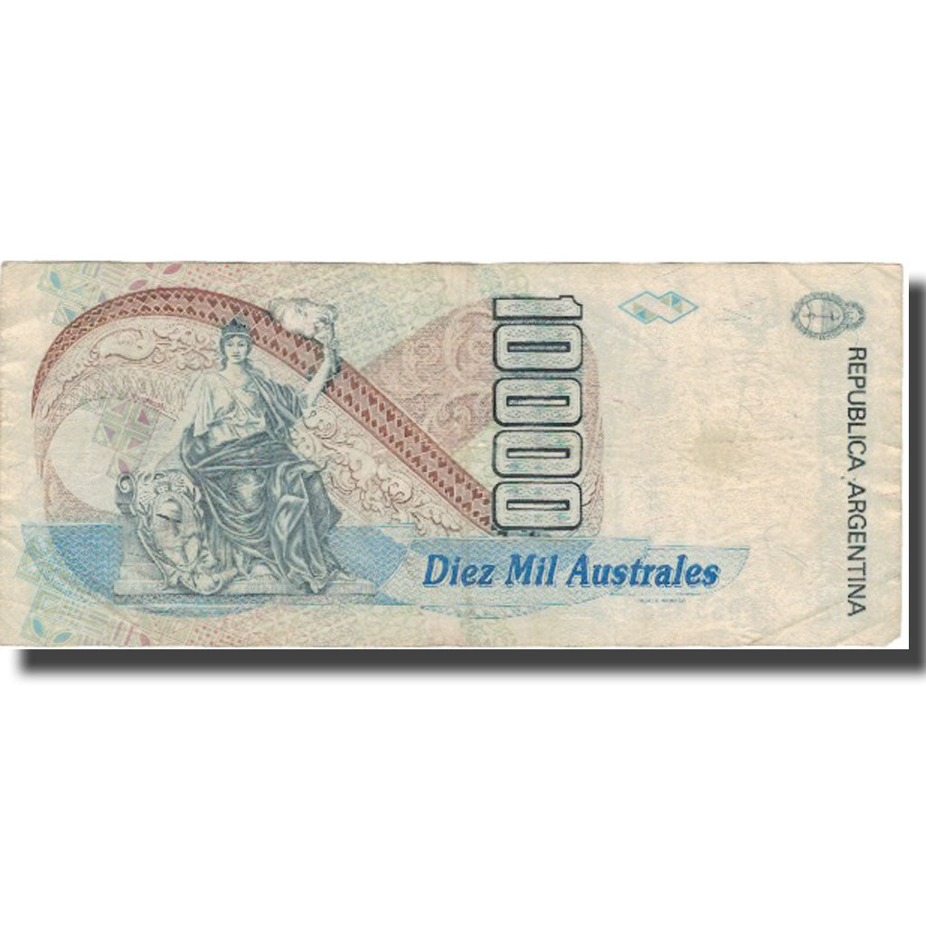 Banknote, Argentina, 10,000 Australes, Undated (1989-91), KM:334b, VF(20-25)