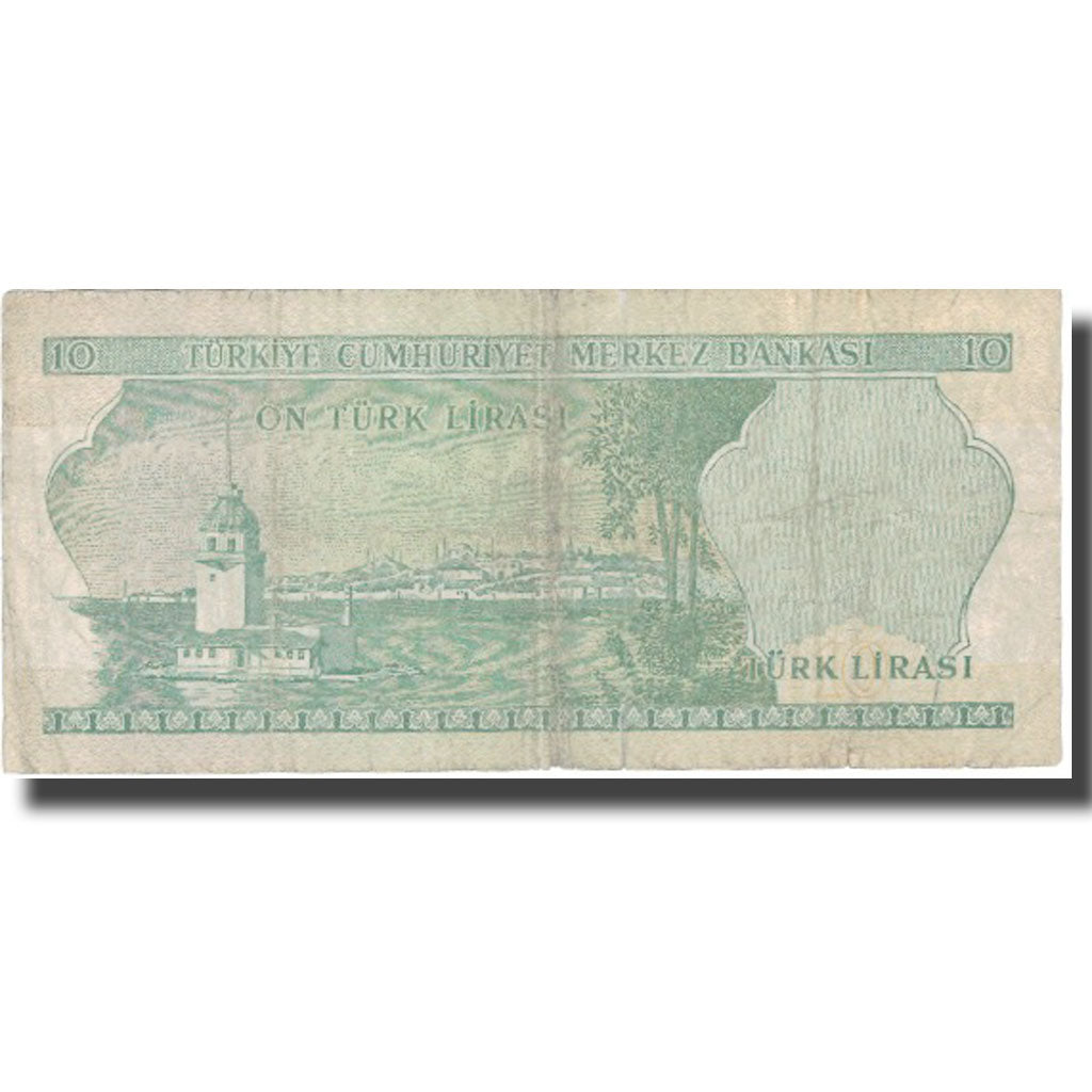 Banconote, Turchia, 10 Lira, L.1970, L.1970, KM:180, MB