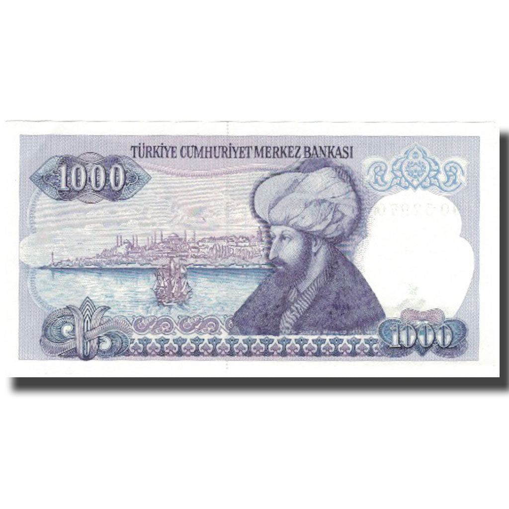 Billet, Turquie, 1000 Lira, L.1970, 1986, KM:196, SPL+