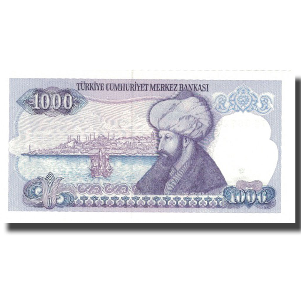 Geldschein, Türkei, 1000 Lira, L.1970, 1986, KM:196, UNZ-