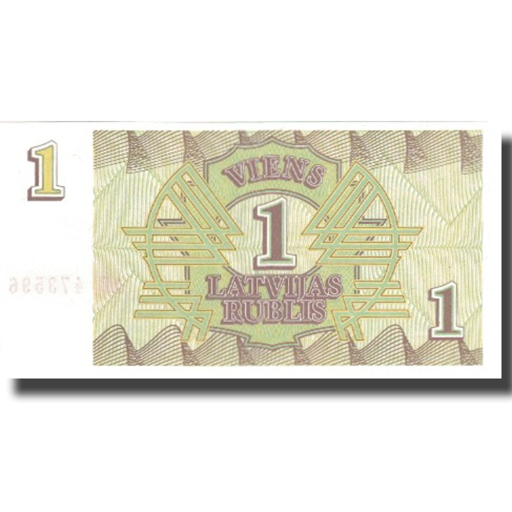 Billet, Latvia, 1 Rublis, 1992, 1992, KM:35, SPL+