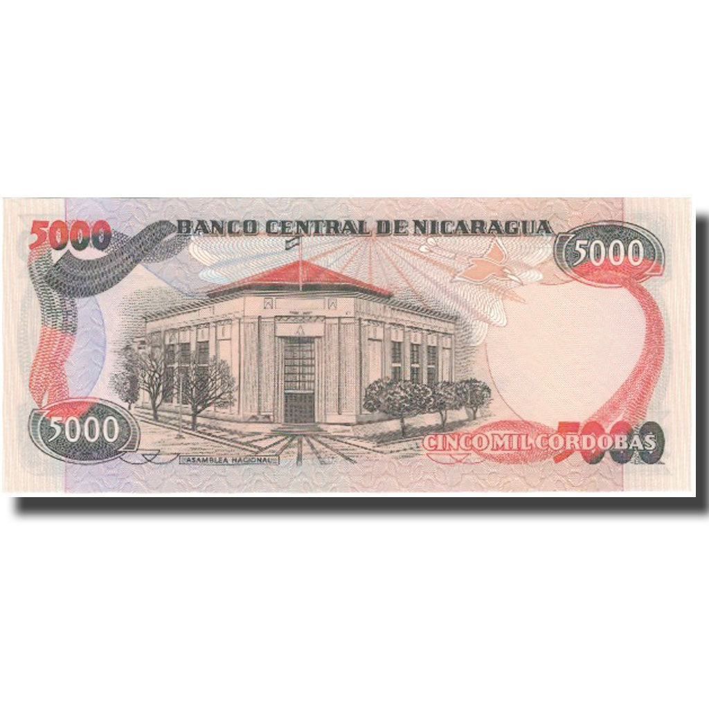Banconote, Nicaragua, 5000 Cordobas, L.1985 (1987), KM:146, FDS