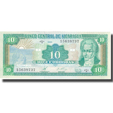 Banknote, Nicaragua, 10 Cordobas, 1990, 1990, KM:175, UNC(65-70)