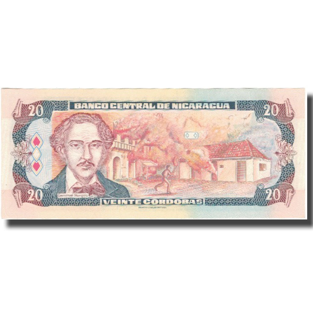 Banknote, Nicaragua, 20 Cordobas, 1995, 1995, KM:182, UNC(65-70)