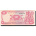 Banknote, Nicaragua, 10 Cordobas, D.1979, 1979, KM:134, UNC(65-70)
