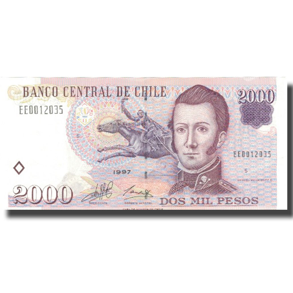 Billete, 2000 Pesos, 1997, Chile, 1997, KM:158a, UNC