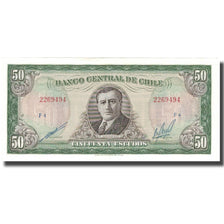 Banconote, Cile, 50 Escudos, KM:140b, FDS