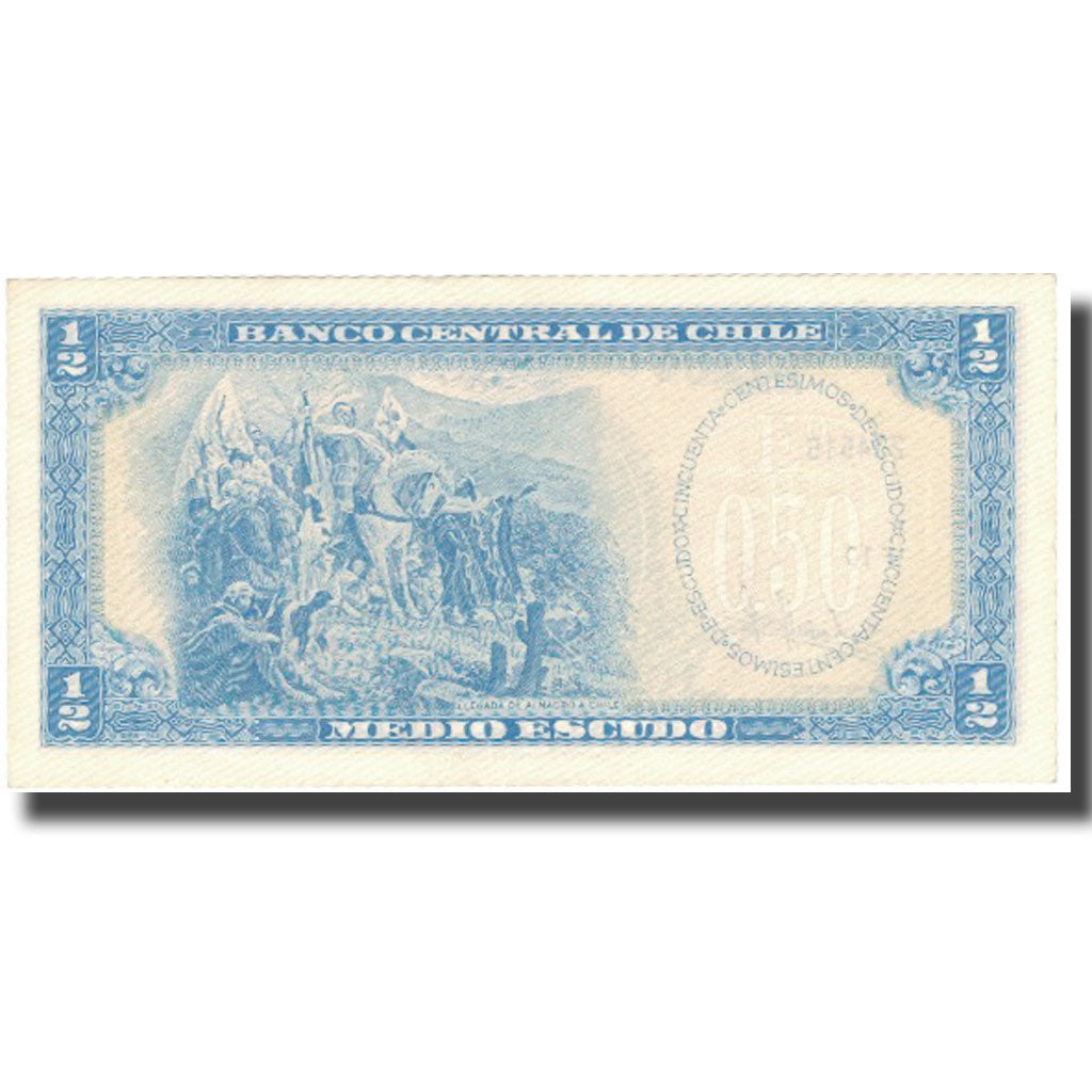 Billete, 1/2 Escudo, Chile, KM:134Aa, SC