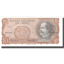 Banknote, Chile, 10 Escudos, Undated (1970), KM:142, UNC(65-70)