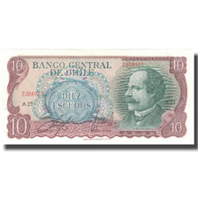 Billet, Chile, 10 Escudos, KM:143, NEUF
