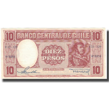 Banknote, Chile, 10 Pesos = 1 Condor, Undated (1958-59), KM:120, UNC(63)