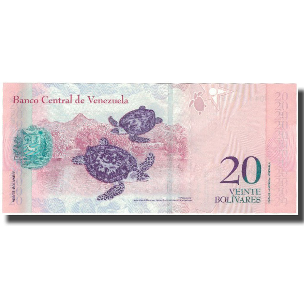 Billete, 20 Bolivares, 2007, Venezuela, 2007-03-20, KM:91a, SC+