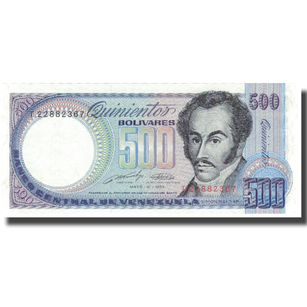 Banknote, Venezuela, 500 Bolivares, 1990, 1990-05-31, KM:67d, UNC(64)