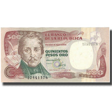 Banknote, Colombia, 500 Pesos Oro, 1992, 1992-03-02, KM:431A, UNC(64)