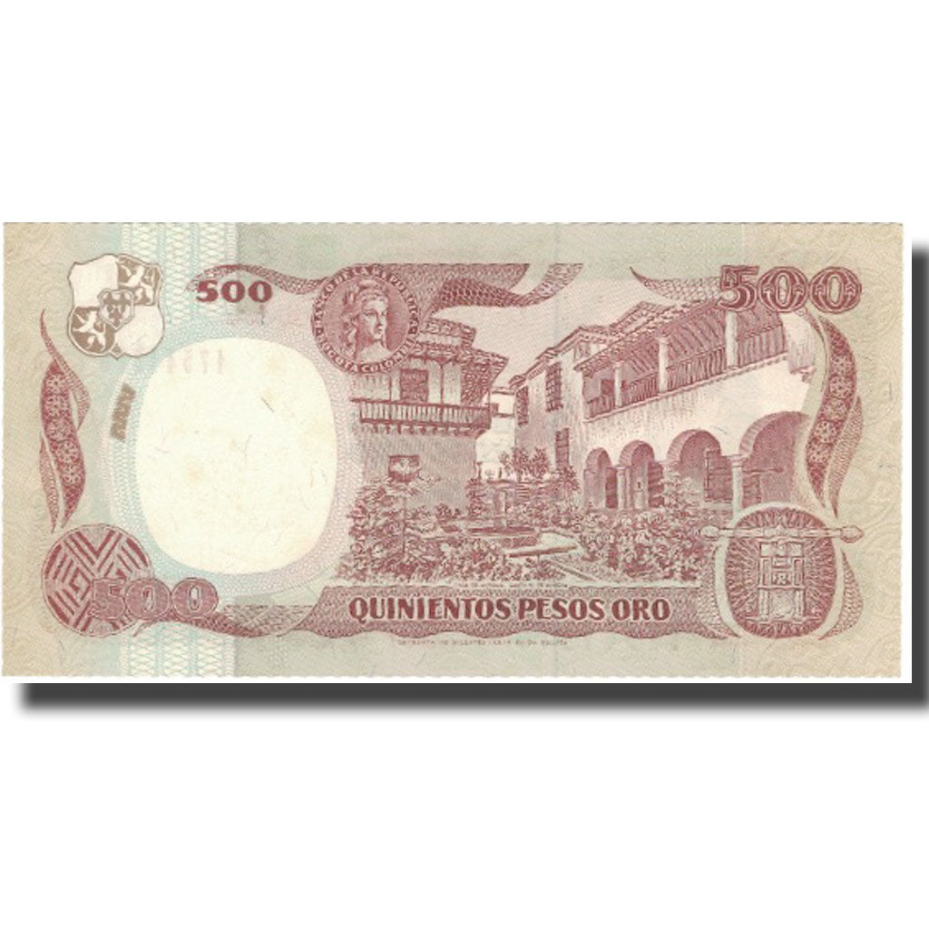 Banknote, Colombia, 500 Pesos Oro, 1992, 1992-03-02, KM:431A, UNC(64)