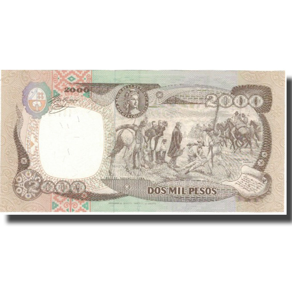 Geldschein, Kolumbien, 2000 Pesos, 1994, 1994-11-01, KM:439b, UNZ-