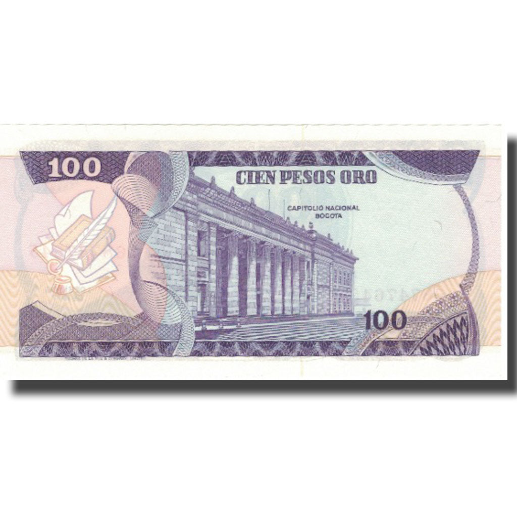 Banknote, Colombia, 100 Pesos Oro, 1977, 1977-01-01, KM:418a, UNC(63)