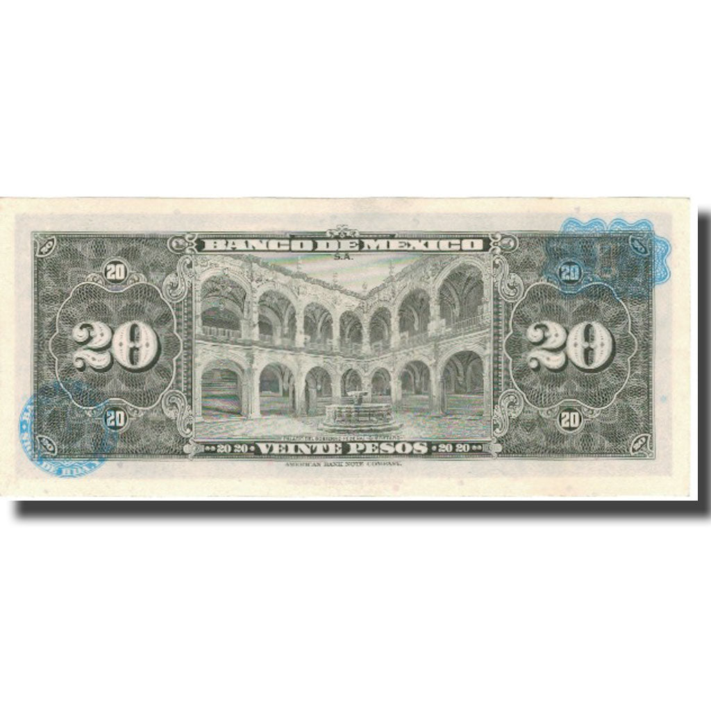 Billete, 20 Pesos, 1970, México, 1970-07-22, KM:54p, SC