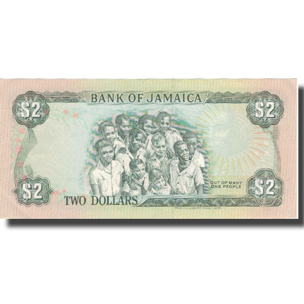 Billete, 2 Dollars, 1992, Jamaica, 1992-05-29, KM:69d, SC+