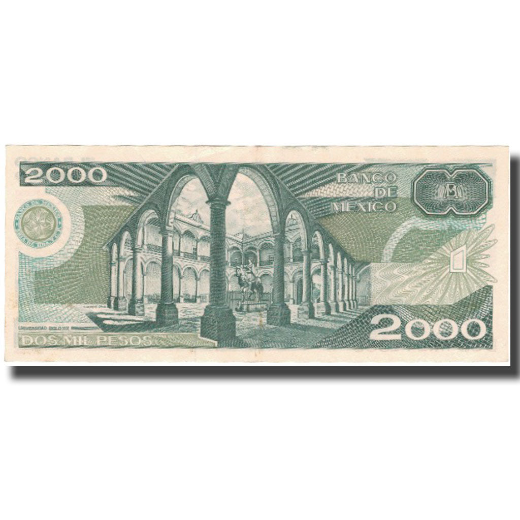 Banknote, Mexico, 2000 Pesos, 1989, 1989-03-28, KM:86c, UNC(65-70)